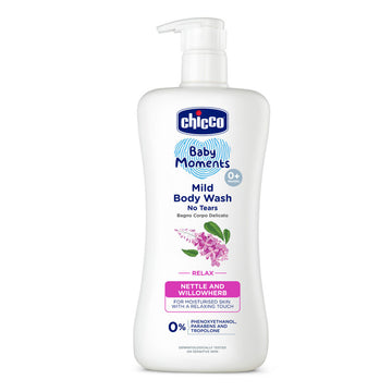 Chicco Baby Moments Mild Body Wash No Tears Relax Nettle And Willowhers 0% 500ml