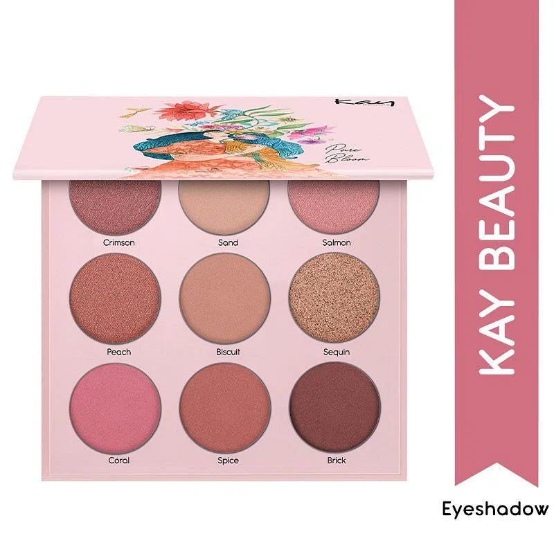 Kay Beauty Pure Bloom Eye Kanvas Eye Shadow Palette 10Gm