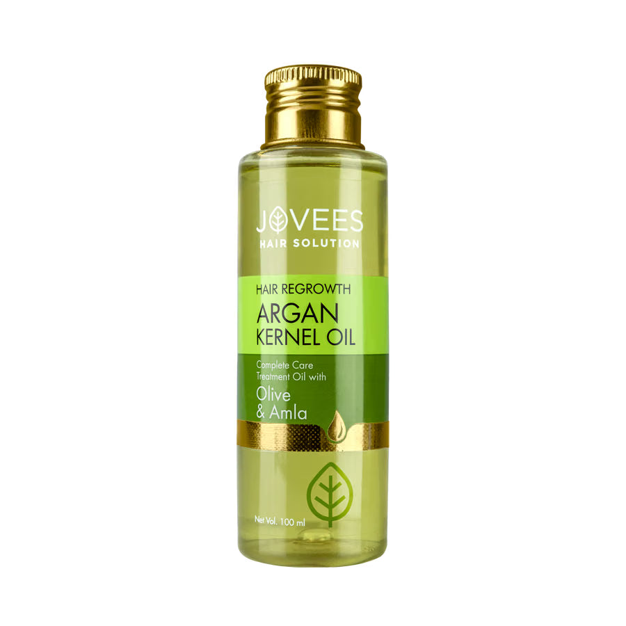 Jovees Herbal Hair Regrowth Argan Kernel Oil-Olive and Amla For Shiny Hair 100ml