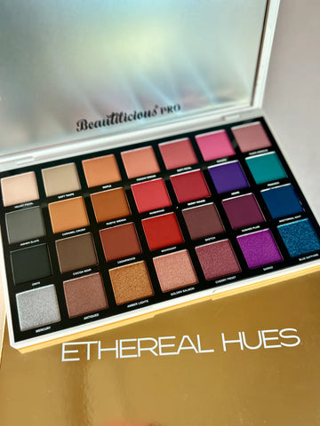 Beautilicious ETHEREAL HUES EYESHADOW PALETTE (28 COLOURS)