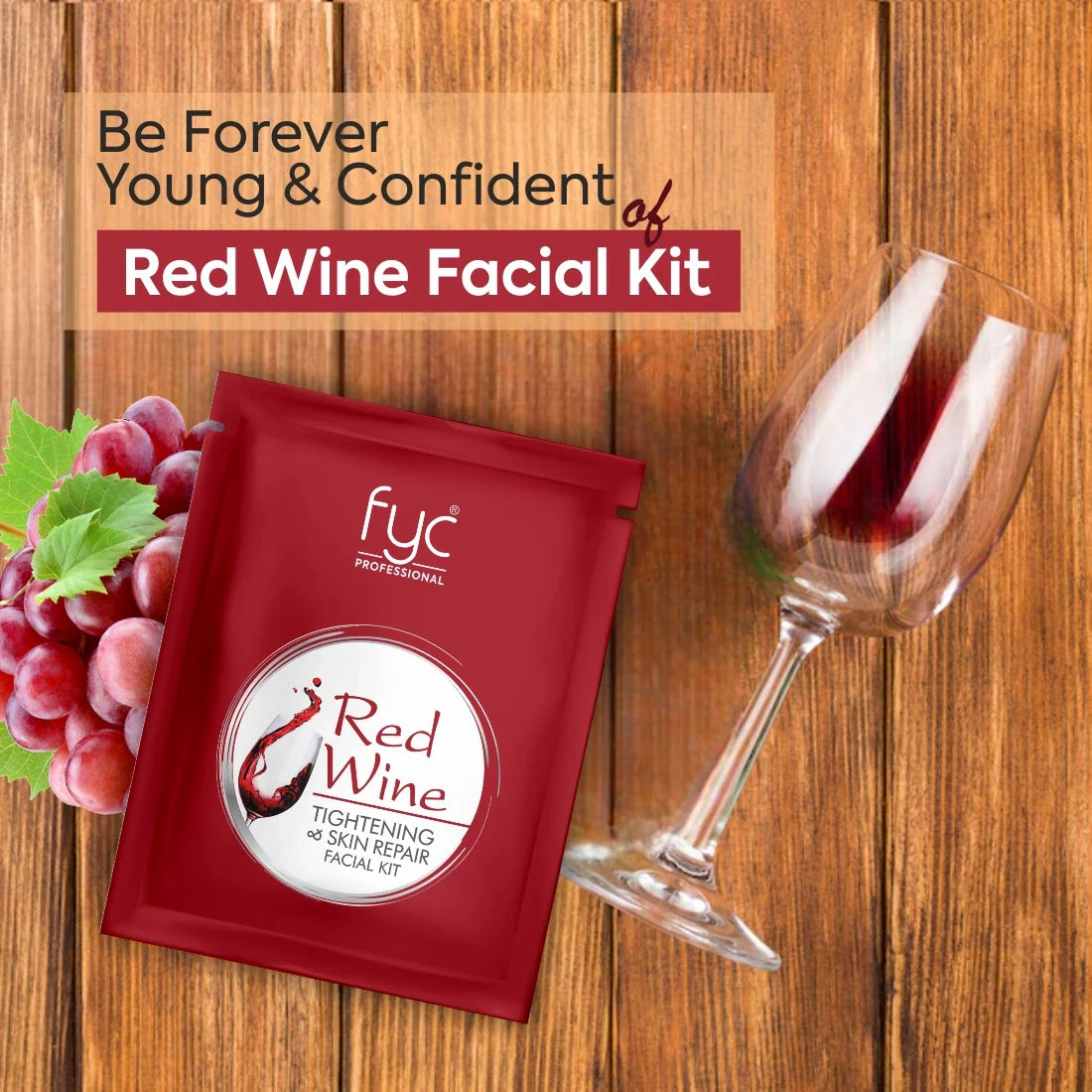 FYC PROFESSIONAL Red-Wine Facial Tightening & Skin Repair Kit