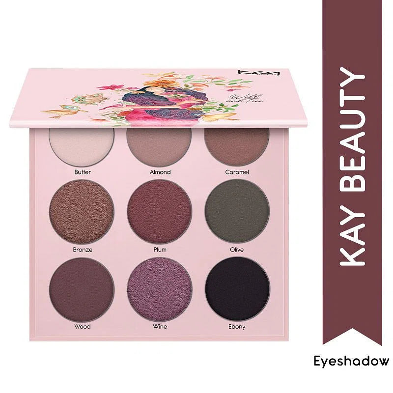 Kay Beauty Wild And Free Eye Kanvas Eye Shadow Palette 10Gm