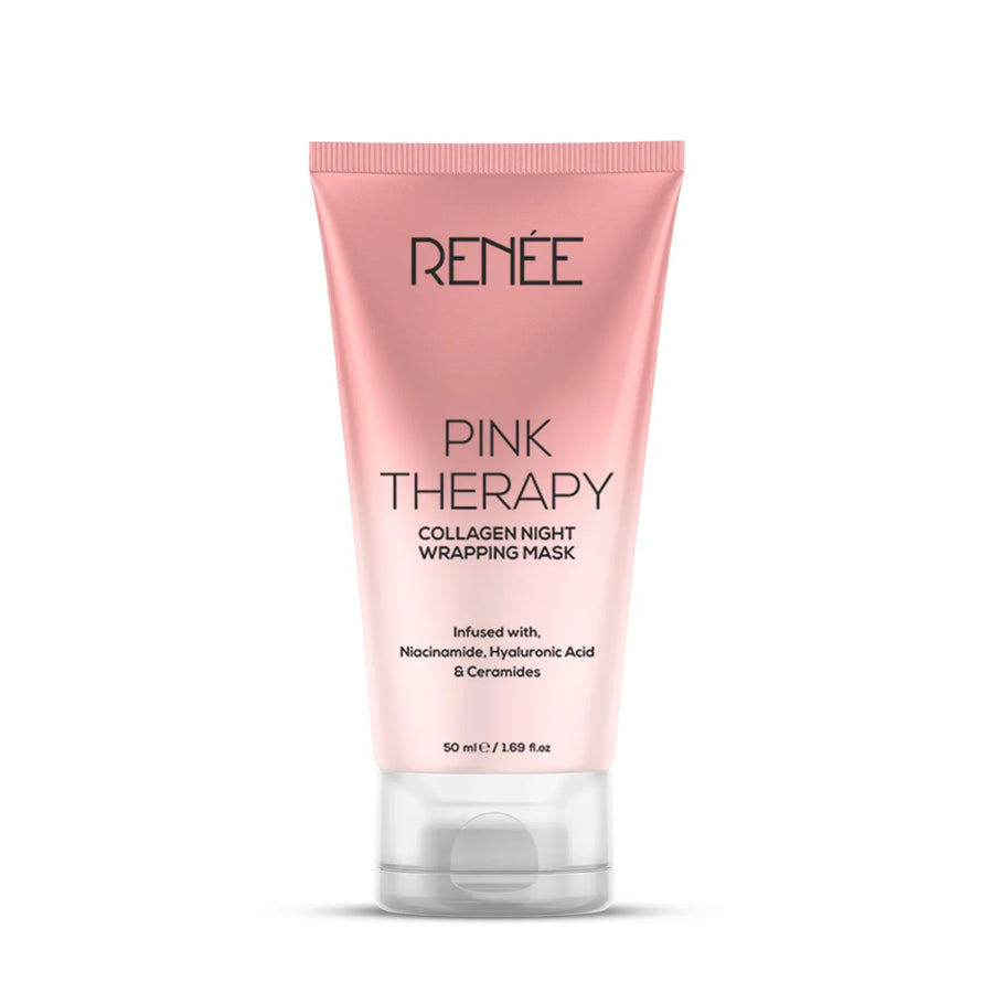 RENEE Pink Therapy Collagen Night Wrapping Anti-Aging Face Mask 50ml