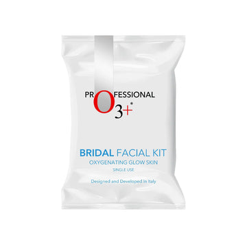 O3+ Bridal Facial Kit for Radiant & Glowing Skin - Suitable for All Skin Types (60g+69ml, Single Use)