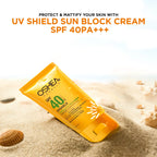 Oshea Herbals Uv Shield Mattifying Sun Block Cream SPF 40 PA +++ All Type Skin 120g