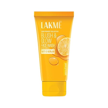 LAKMÉ Blush & Glow Exfoliating Face Wash With Vitamin C Serum 100g
