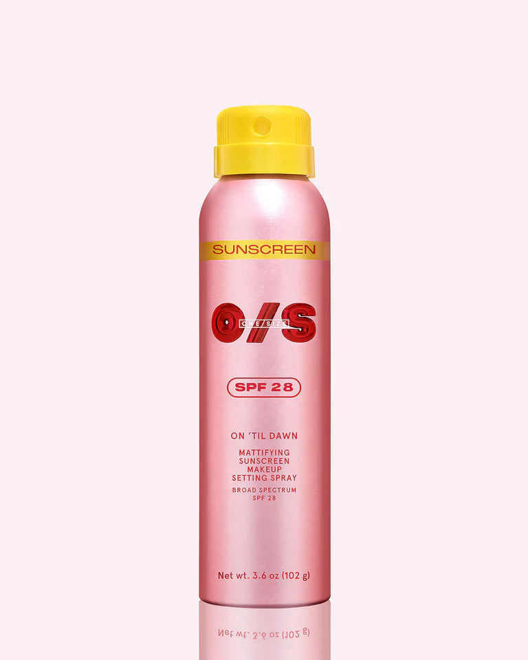 One Size On 'til Dawn Mattifying Sunscreen Makeup Setting Spray Spf 28