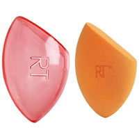 Real Techniques BY SAM &amp; NIC Miracle complexion sponge+travel sponge case for foundation+bb cream