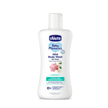 Chicco Baby Moments Mild Body Wash No Tears Lotus And Meadowsweet 0% 200ml