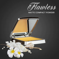 Lenphor Flawless Matte Compact Powder With Spf 25++ IVORY 01 (13g)