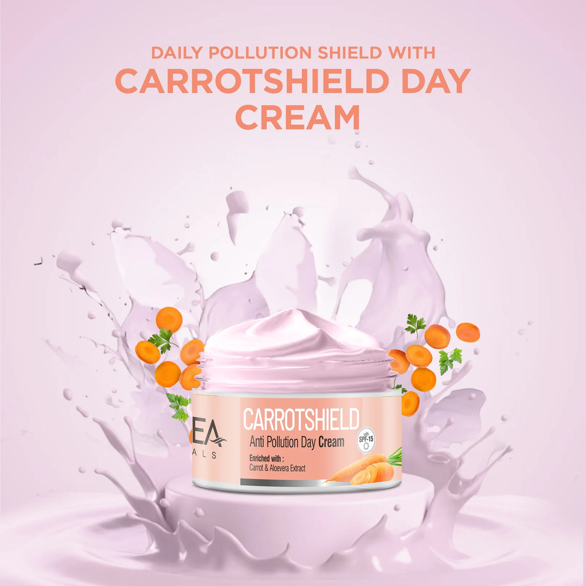 Oshea Herbals Carrotshield Anti-Pollution Day Cream 50g
