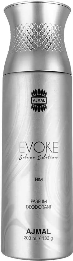 Ajmal Evoke Silver Edition Him Deodorant 200 ml Deodorant Spray 200ml