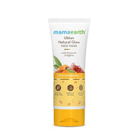 Mamaearth Ubtan Natural Glow Face Wash with Turmeric & Saffron | For Tan Removal & Skin brightening | SLS & Paraben Free | For All Skin Type | For Men & Women | 100 ml