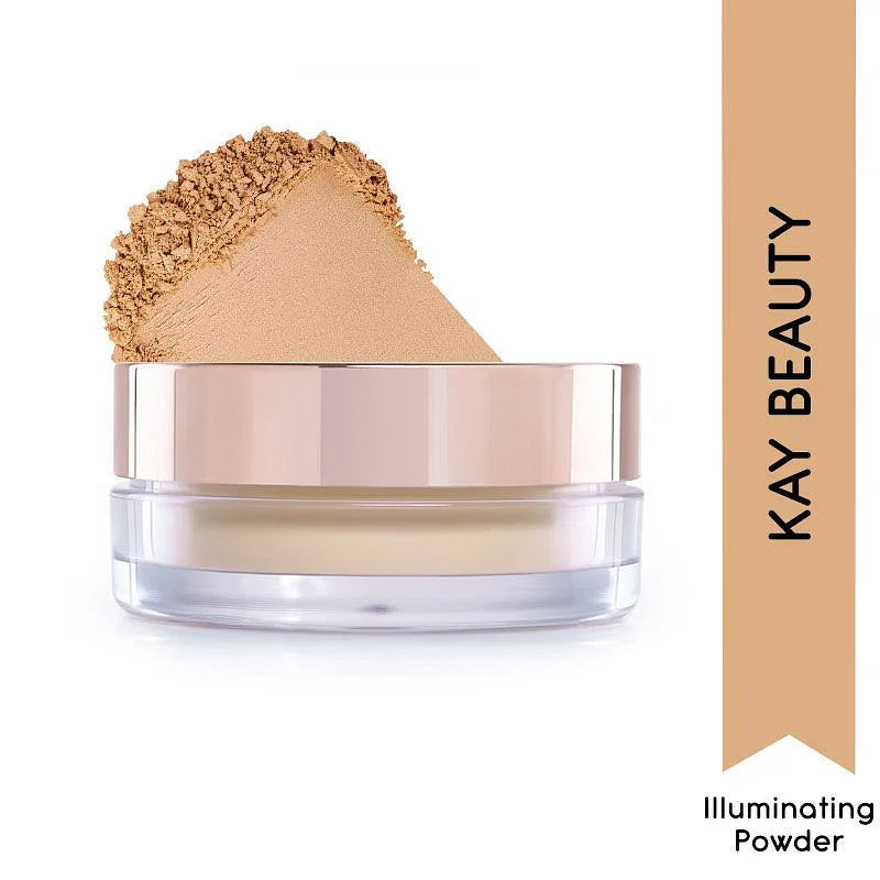 Kay Beauty HD Illuminating Highlighter Loose Powder Classic Gold 10gm