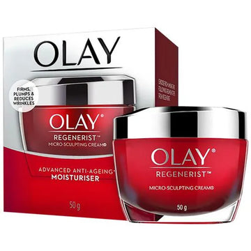 Olay Regenerist Micro Sculpting Cream - Advanced Anti-Ageing Moisturiser, Reduces Wrinkles, 50 g