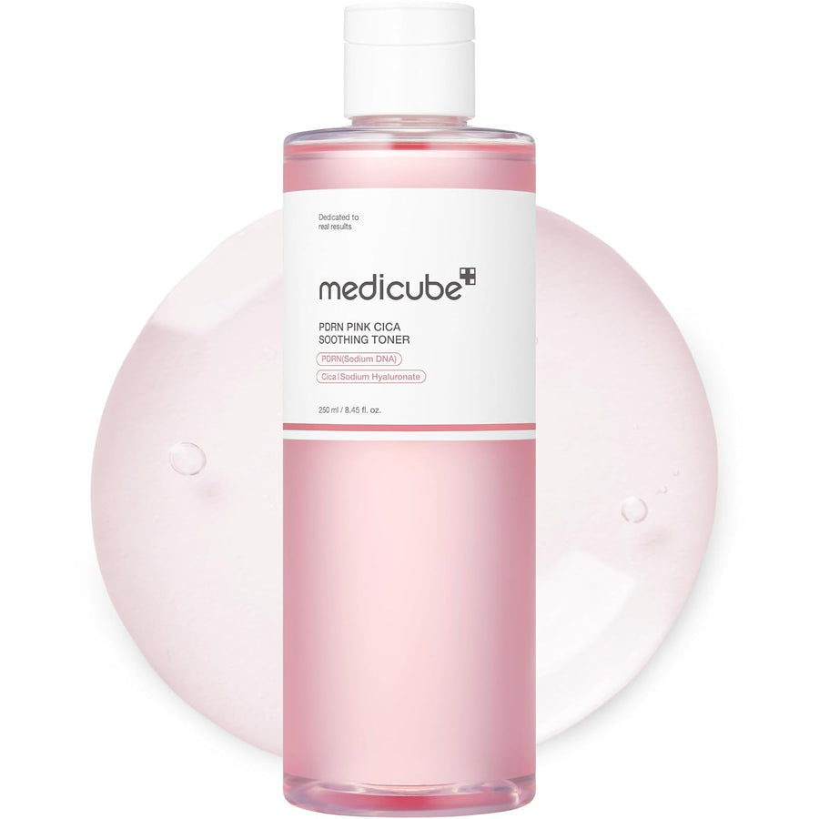 Medicube PDRN Pink Peptide Toner I Pink Glow Toner for Skin Boosting, Soothing and Calming, Uneven Skin Tone, Rose PDRN & Peptide & Niacinamide, Korean Skin Care 250ml