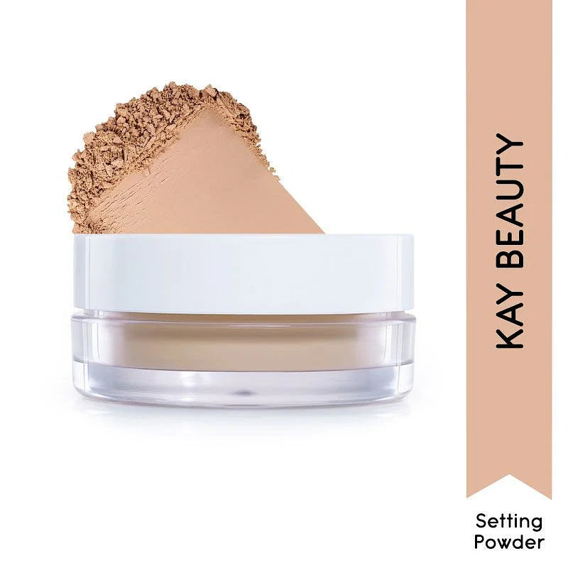 Kay Beauty Matte HD Setting Loose Powder Olive 10gm