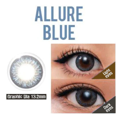 Freshlook Alcon CC Lens 10 One Day Contact Lens +Circle Color Allure Blue