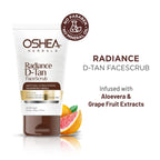 Oshea Herbals Radiance D-Tan Face Scrub 120g