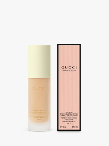 Gucci Eternite De Beaute 24H Wear Breathable Foundation Luminous Matte Finish SPF-15 FAIR 160N 30ml