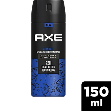 Axe Recharge Midnight Long Lasting Deodorant Body Spray For Men 150ml
