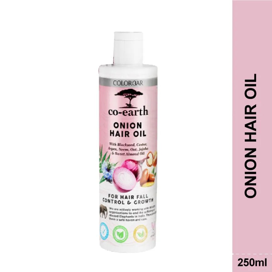 ColorBar Co-Earth Onion Hair Oil For Hair Fall Control & Growth 250ml