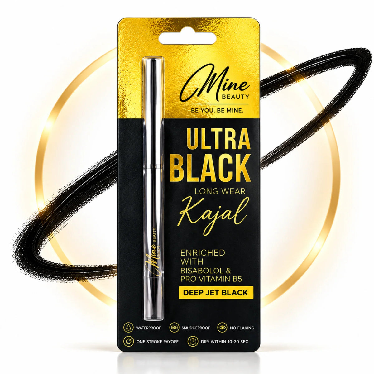 Mine Beauty Ultra Black Long Wear Kajal 0.3g