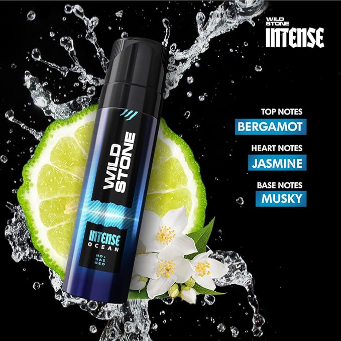 Wild Stone Intense Ocean No Gas Deodorant 120ml
