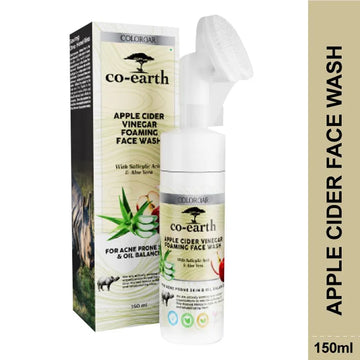 ColorBar Co-Earth Apple Cider Vinegar Foaming Face Wash For Acne Prone Skin150ml