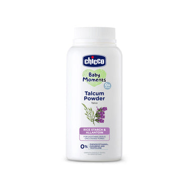 Chicco Baby Moments Talcum Powder Rice Starch & Allantoin 0% 150gm