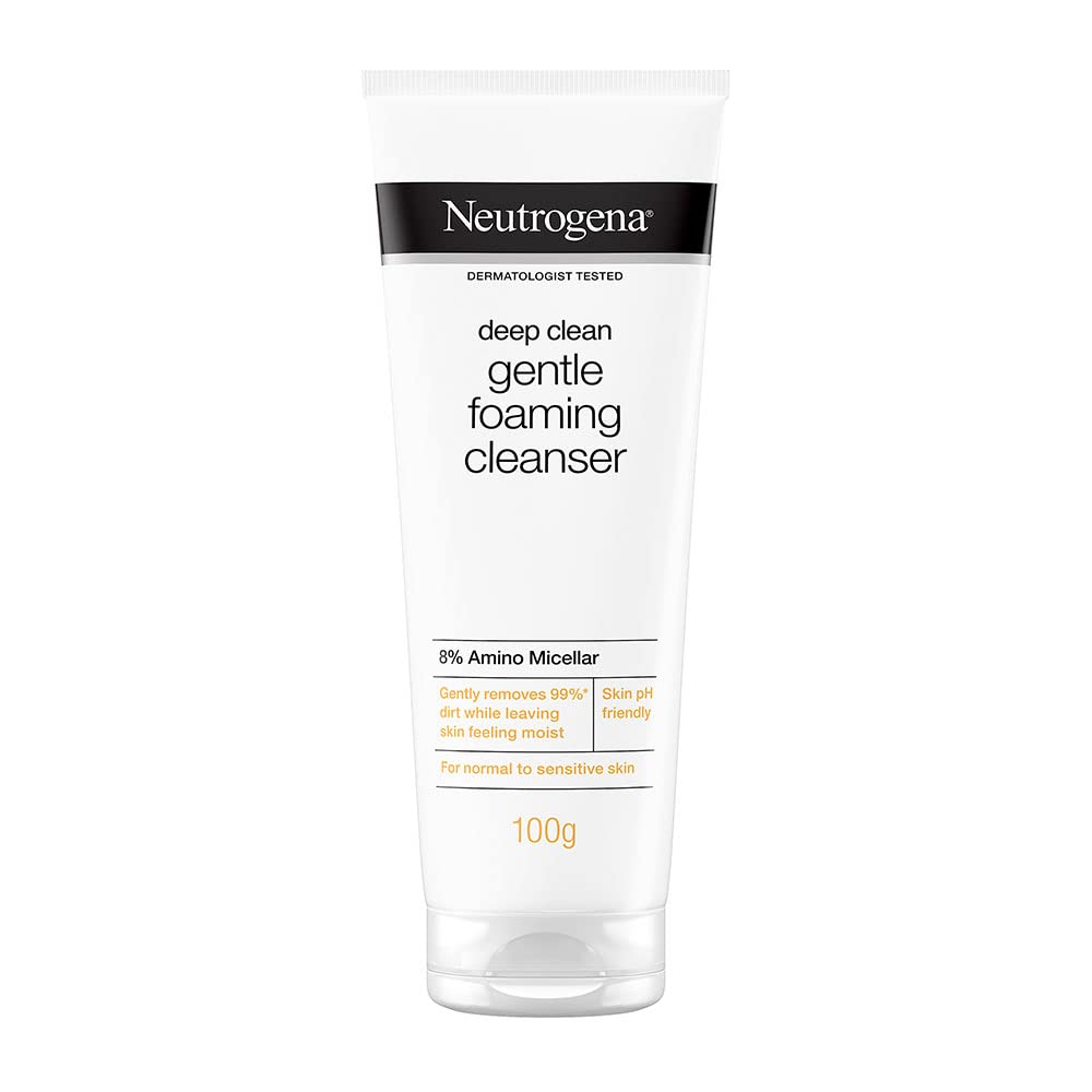 Neutrogena Deep Clean Gentle Foaming Cleanser 8% Amino Micellar 100gm