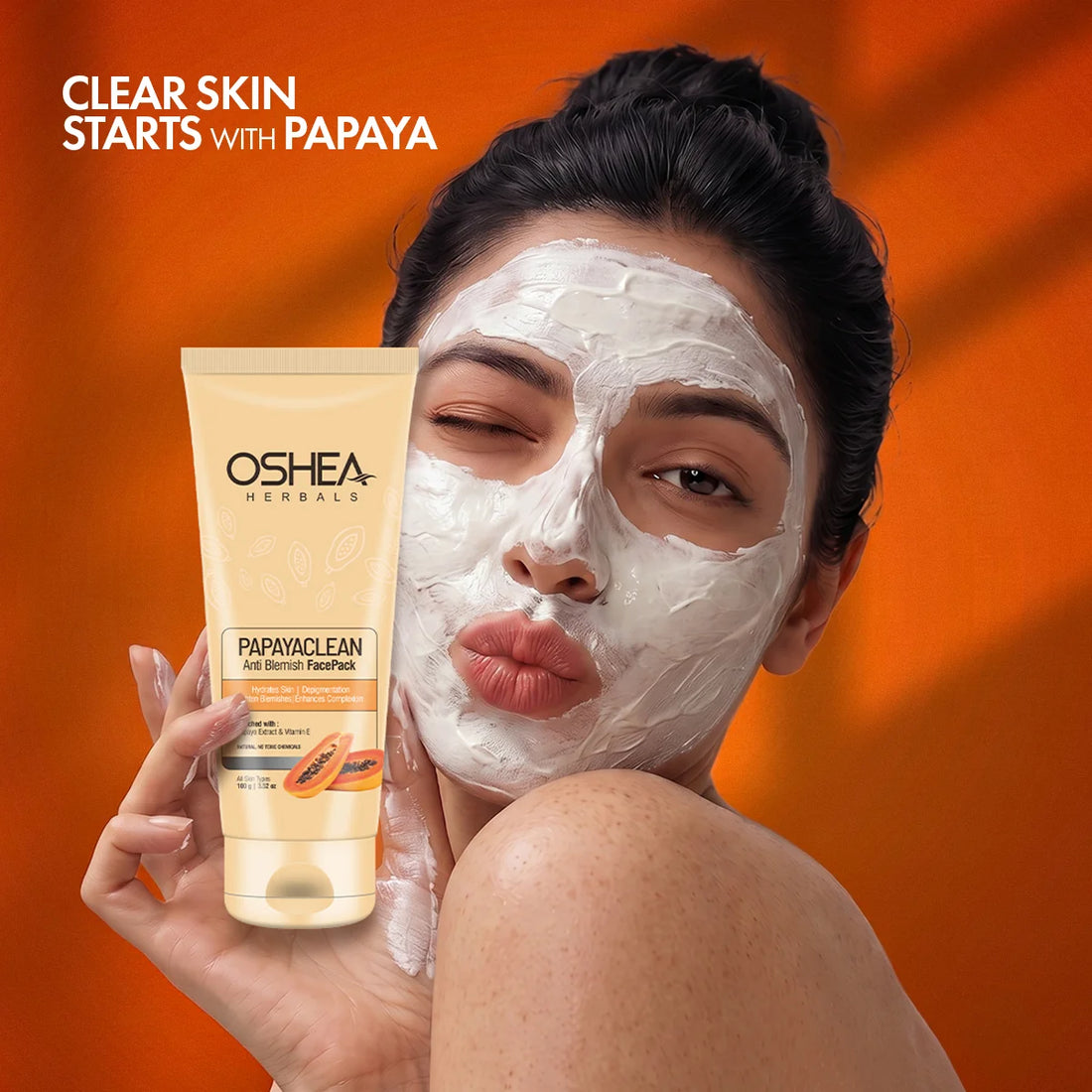 Oshea Herbals Papayaclean Anti Blemish Face pack 100g