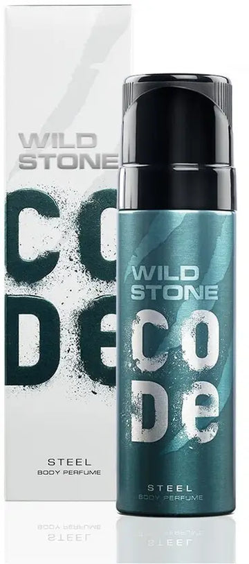 Wild Stone CODE Steel Long Lasting No Gas Perfume Body Spray For Men 120ml