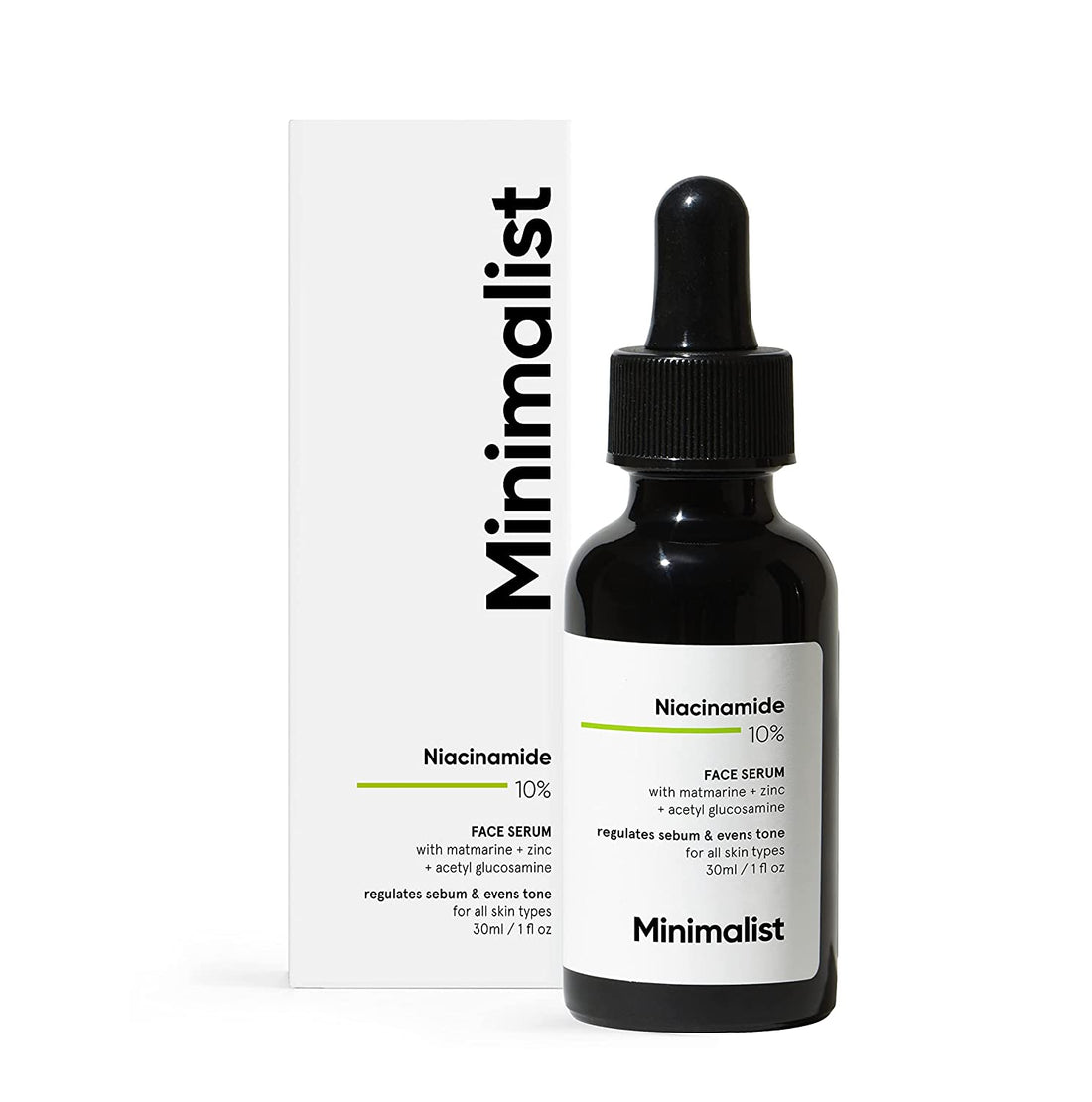 Minimalist Niacinamide 10% Face Serum Regulates Sebum & Evens Tone 30ml