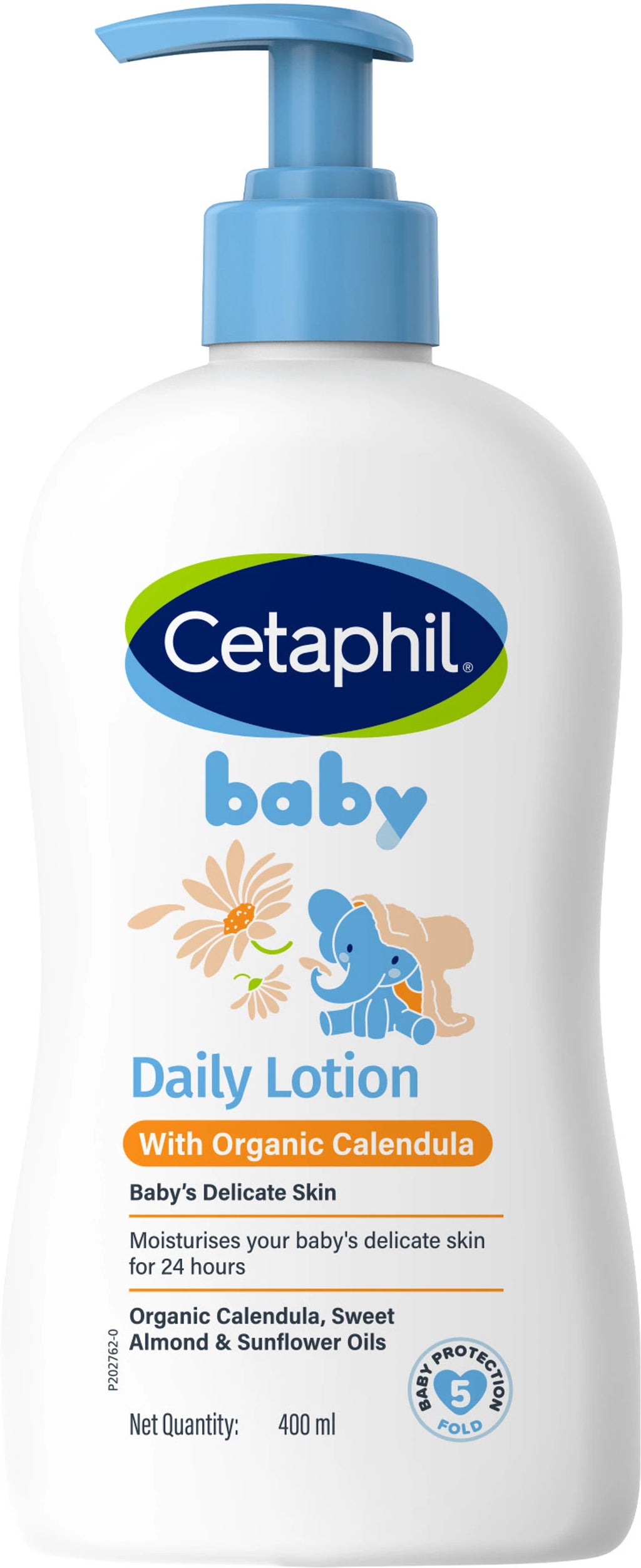 Cetaphil BABY DAILY LOTION WITH ORGANIC CALENDULA FACE AND BODY (400 ml)