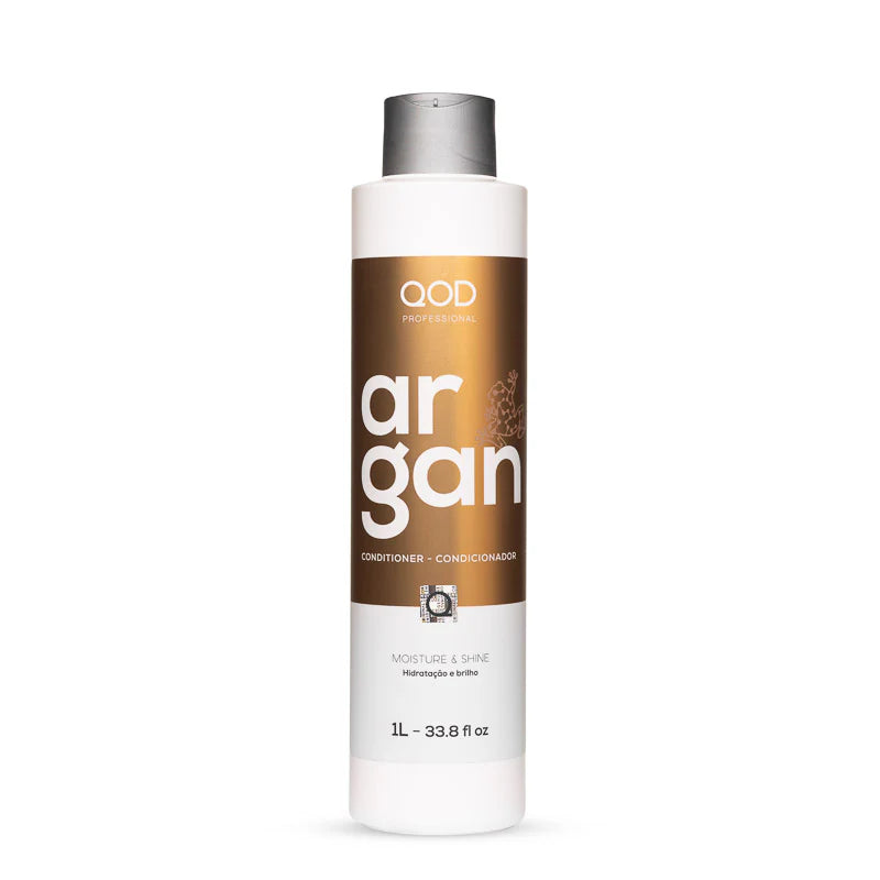QOD Professional Argan Conditioner 1000Ml | Sulphate Free | Moisture & Shine