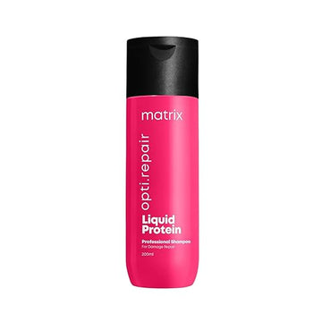 Matrix Opti.Repair Professional Liquid Protein Shampoo | Repairs Damage from 1st Use | for Less Split Ends, Breakage, Knotting | Paraben-free, 200ml