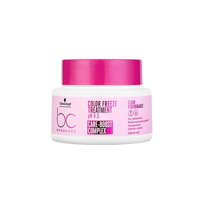 Schwarzkopf Professional Bonacure pH4.5 Color Freeze Deep Conditioning Treatment | For Colored Hair | 200ml