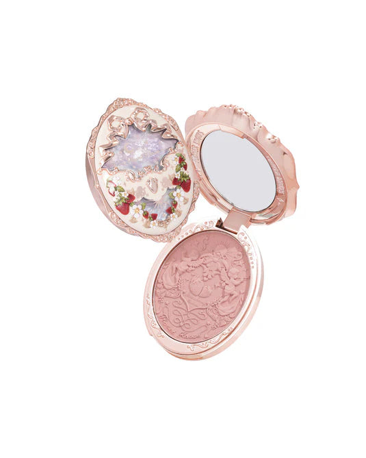 Flower Knows Strawberry Rococo Series Embossed Blush 01 Angel Sanson