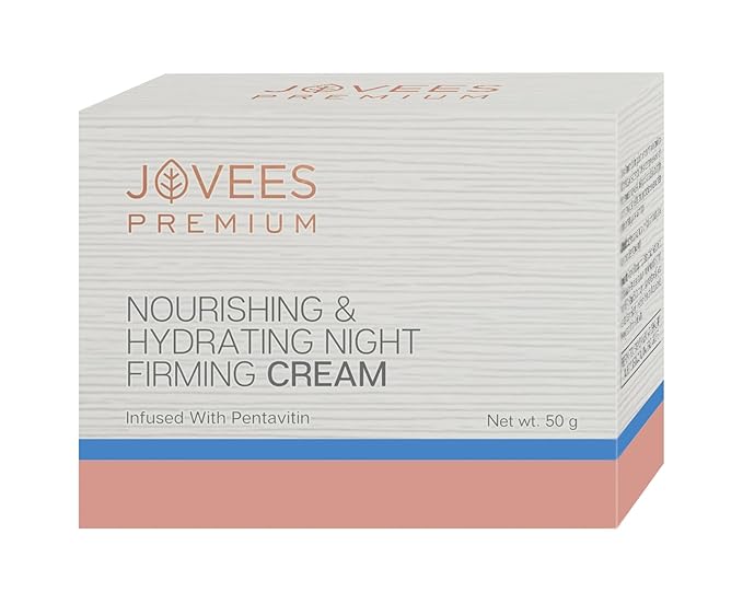 Jovees Premium Night Firming Cream | For Nourishes and Hydrates the skin | tightens the open pore And Gives Soft and Supple Skin | for All - 50g