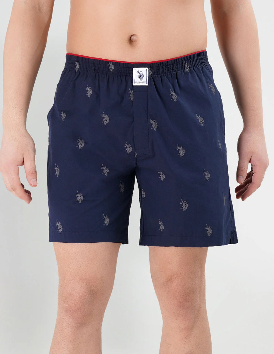 Signature Logo Pure Cotton I021 Boxers - Pack Of 1