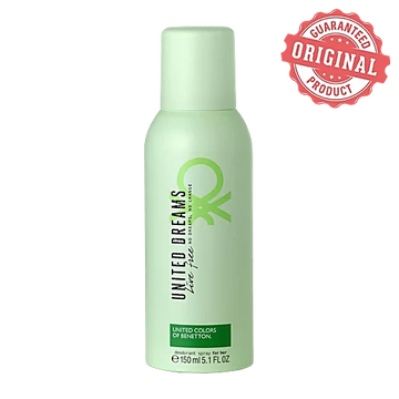 United Colors Of Benetton Deodorant Body Spray United Dreams Live Free 150ml
