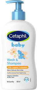 Cetaphil Baby Wash & Shampoo with Organic Calendula (400 ml)
