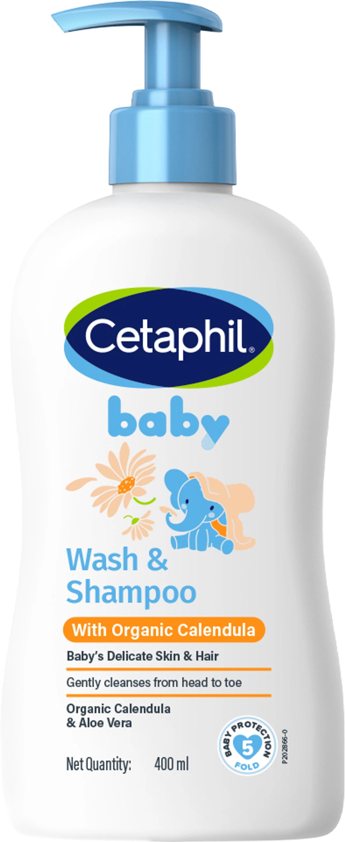 Cetaphil Baby Wash & Shampoo with Organic Calendula (400 ml)