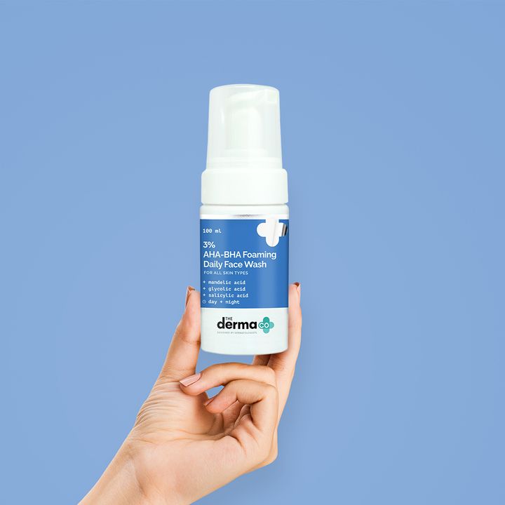 The Derma co 3% AHA+BHA Foaming Daily Face Wash 100ml