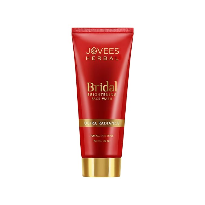 Jovees Herbal Bridal Brightening Face Wash | Ultra Radiance For Brightening Skin | Reduces Dark Spot 120ml