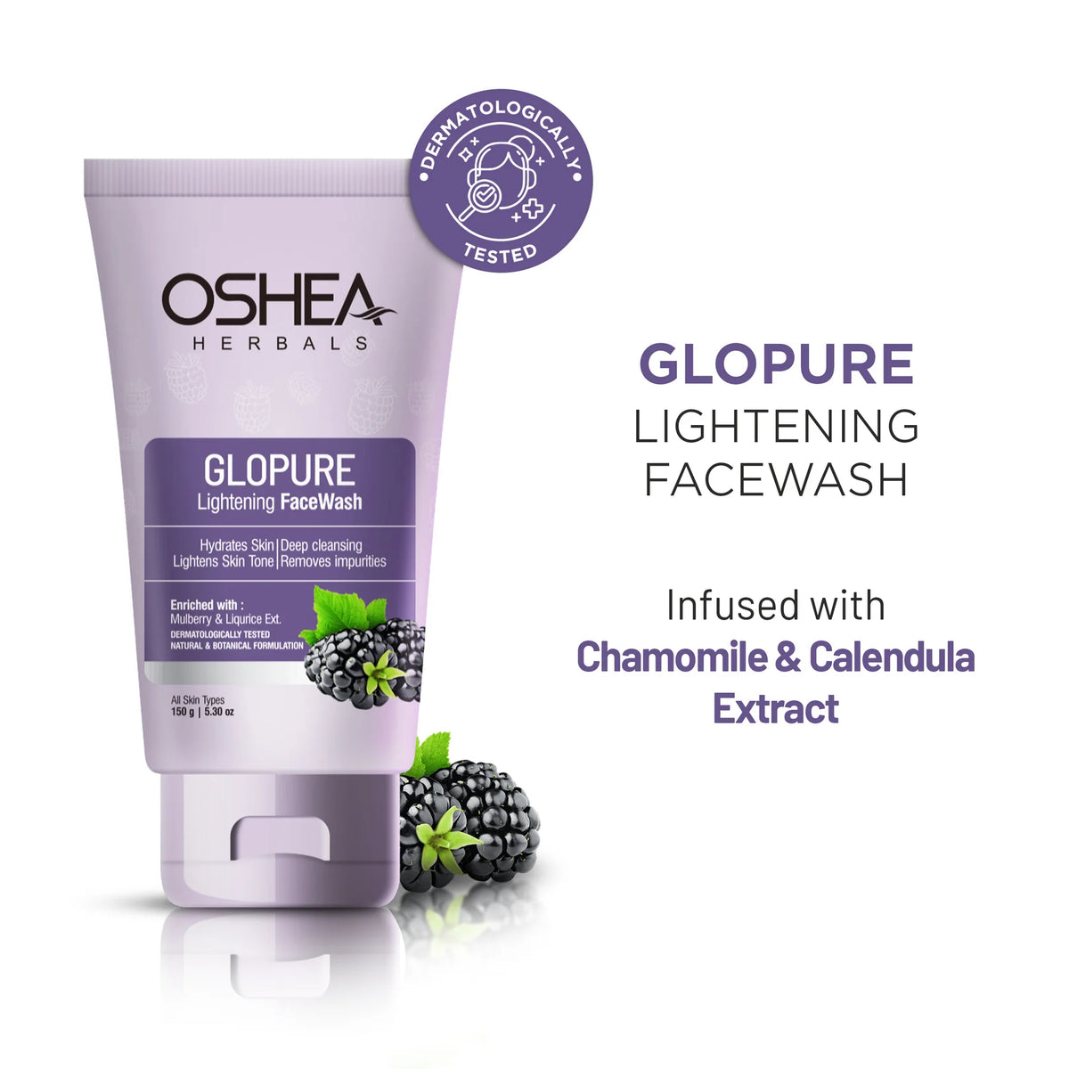 Oshea Herbals Glopure Lightening Facewash 150g