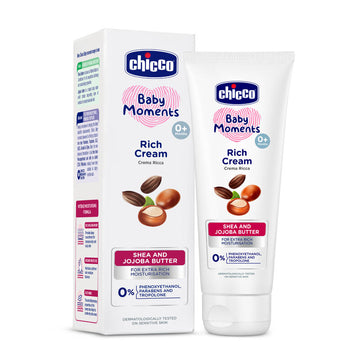 Chicco Baby Moments Rich Cream Shea And Jojoba Butter 0% 100gm