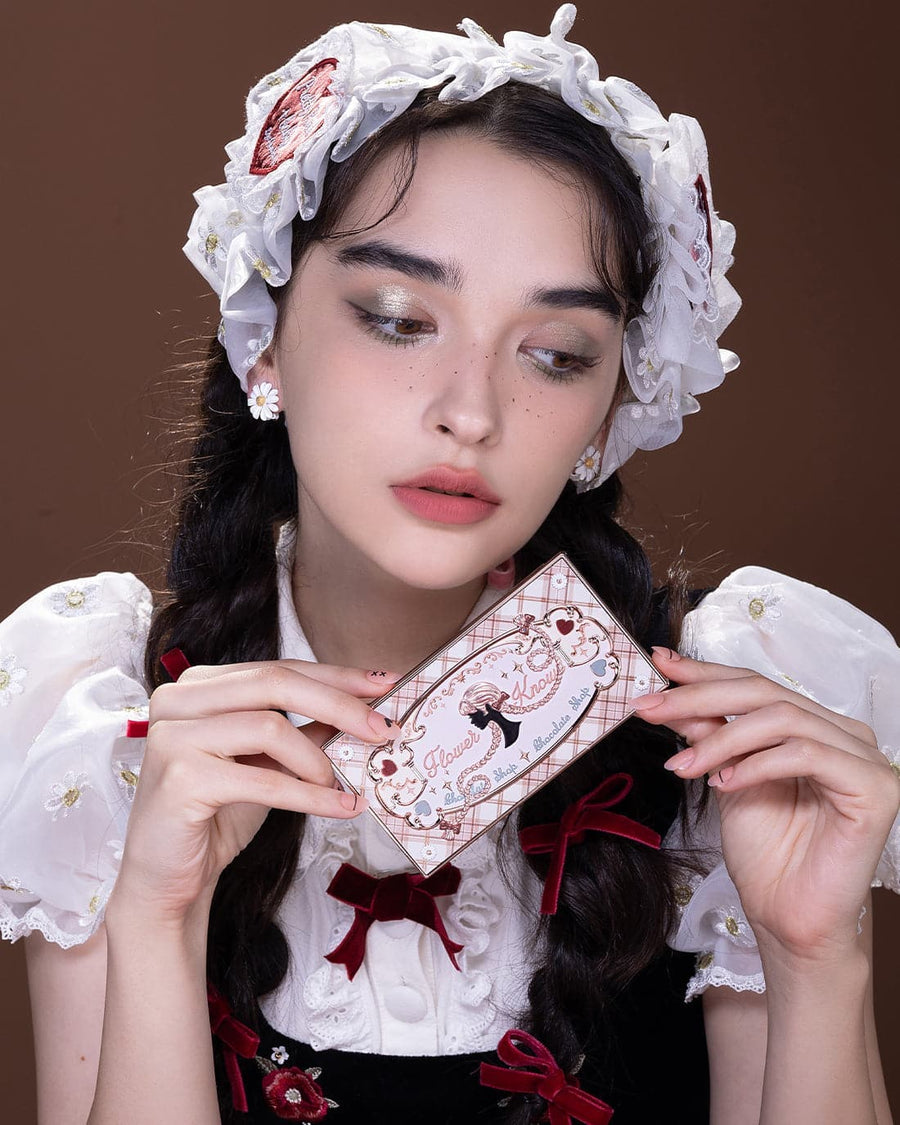 Flower Knows Chocolate Series Eight - Color Eyeshadow Palette 02 Young Shepherdess