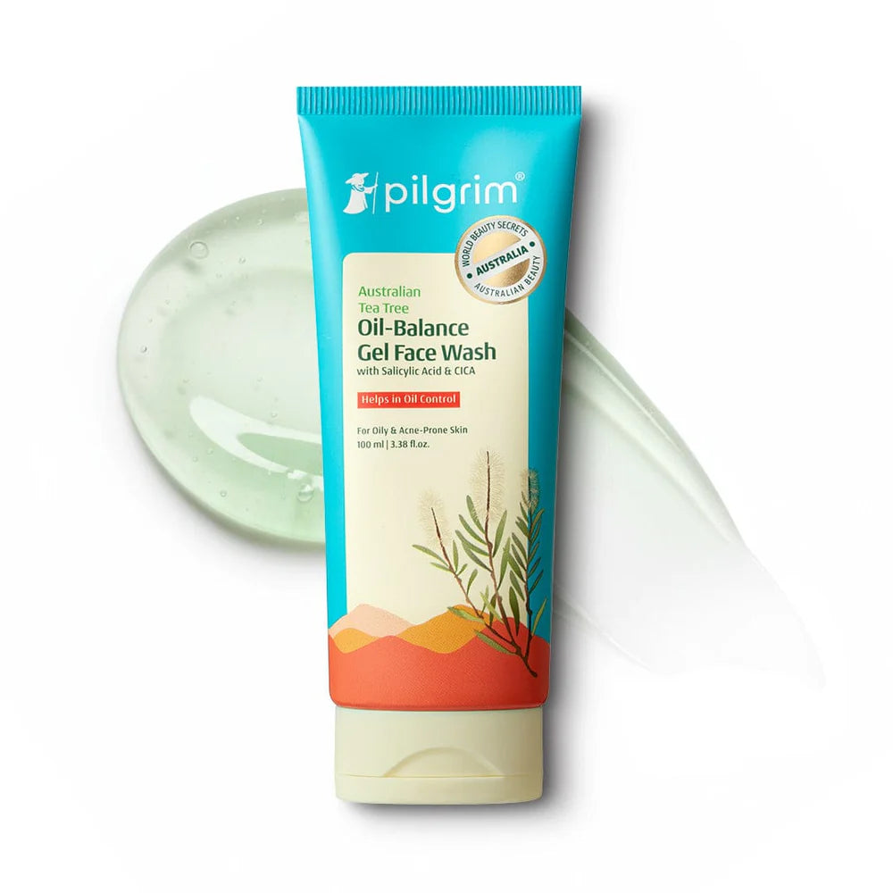 pilgrim Australian Tea Tree Oil-Balance Gel Face Wash 100ml